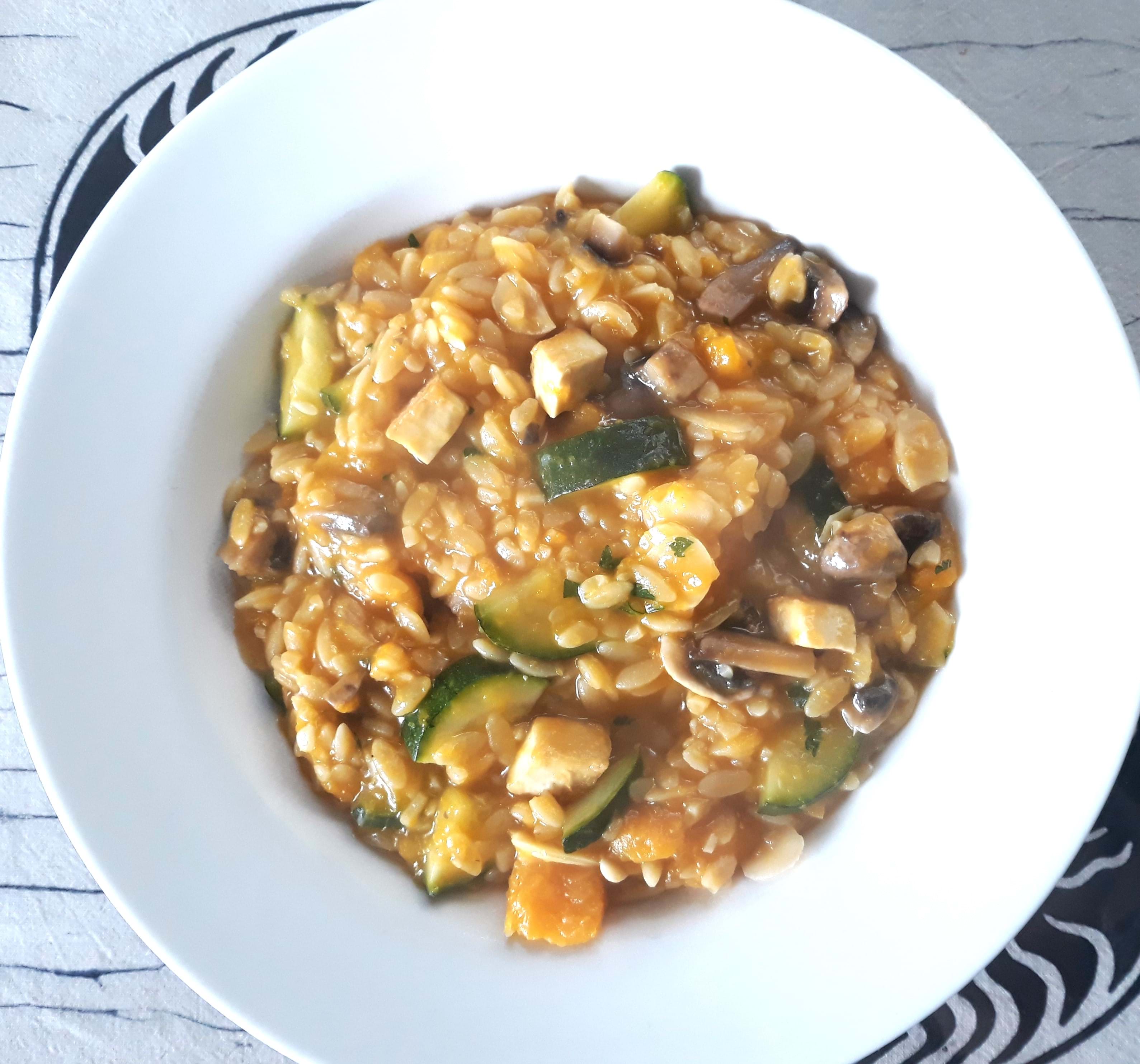 Pumpkin rissotto