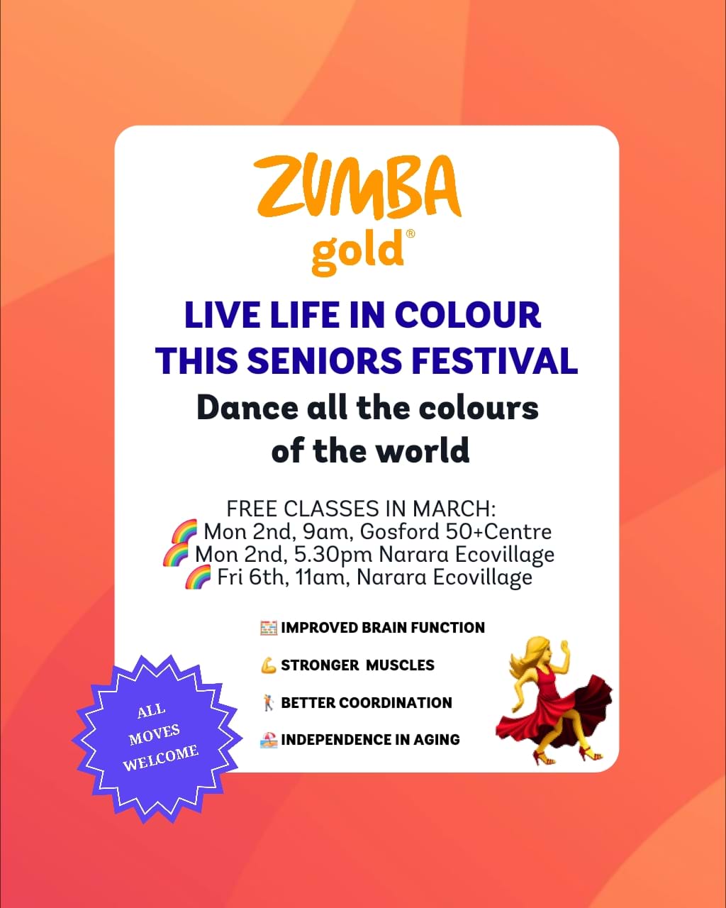 Zumba Gold Seniors Festival